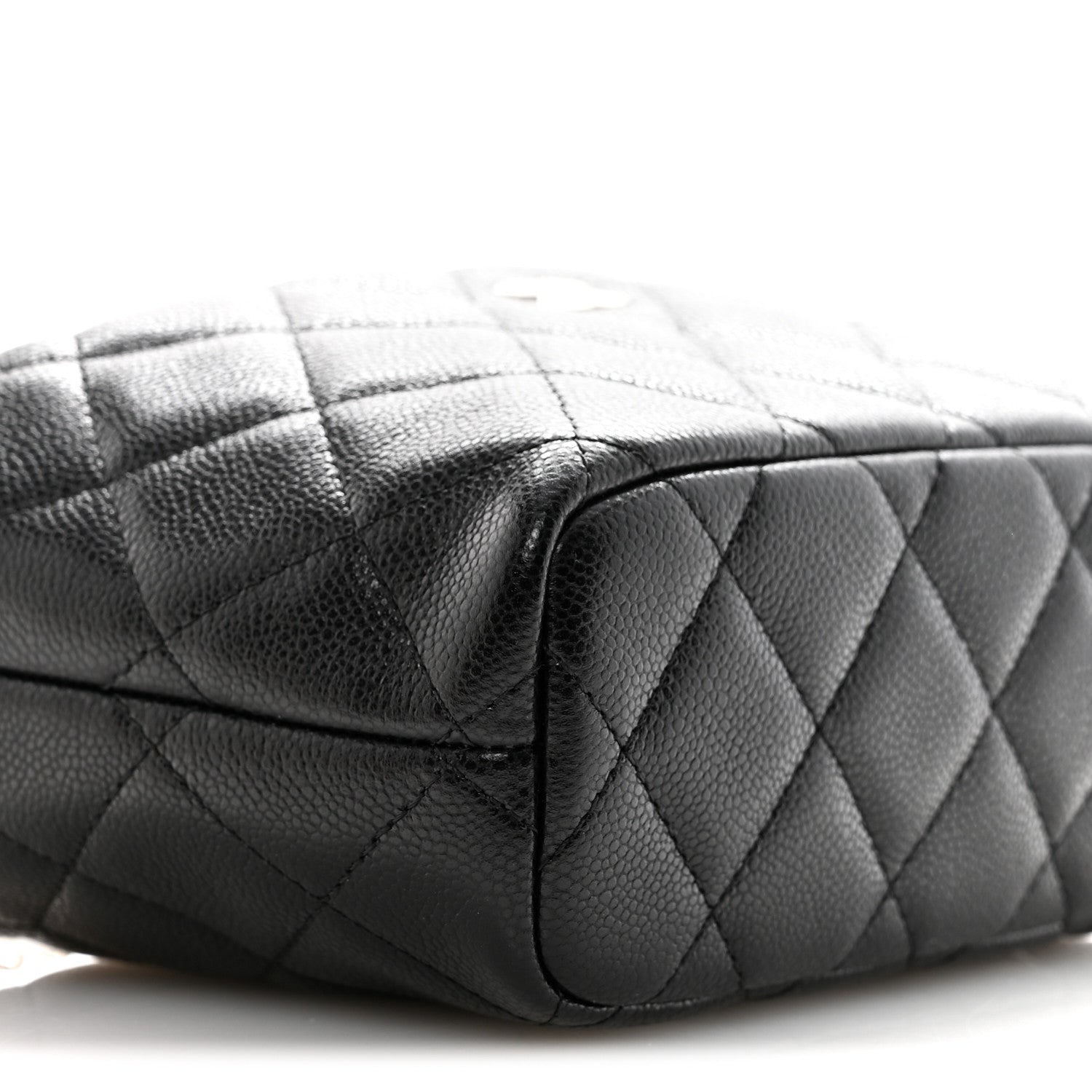 Chanel Caviar Quilted Hobo Clutch With Chain  Black 9 of 11