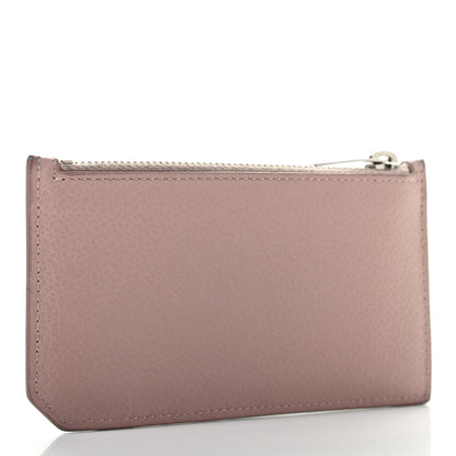 Saint Laurent Grained Calfskin 5 Fragments Zip Pouch Card Holder Nude 3 of 8