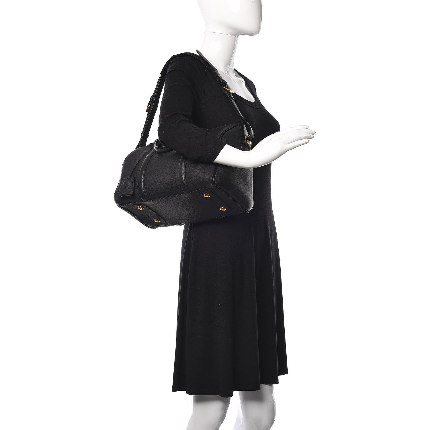 Louis Vuitton Veau Cachemire SC Bag PM Black 2 of 9
