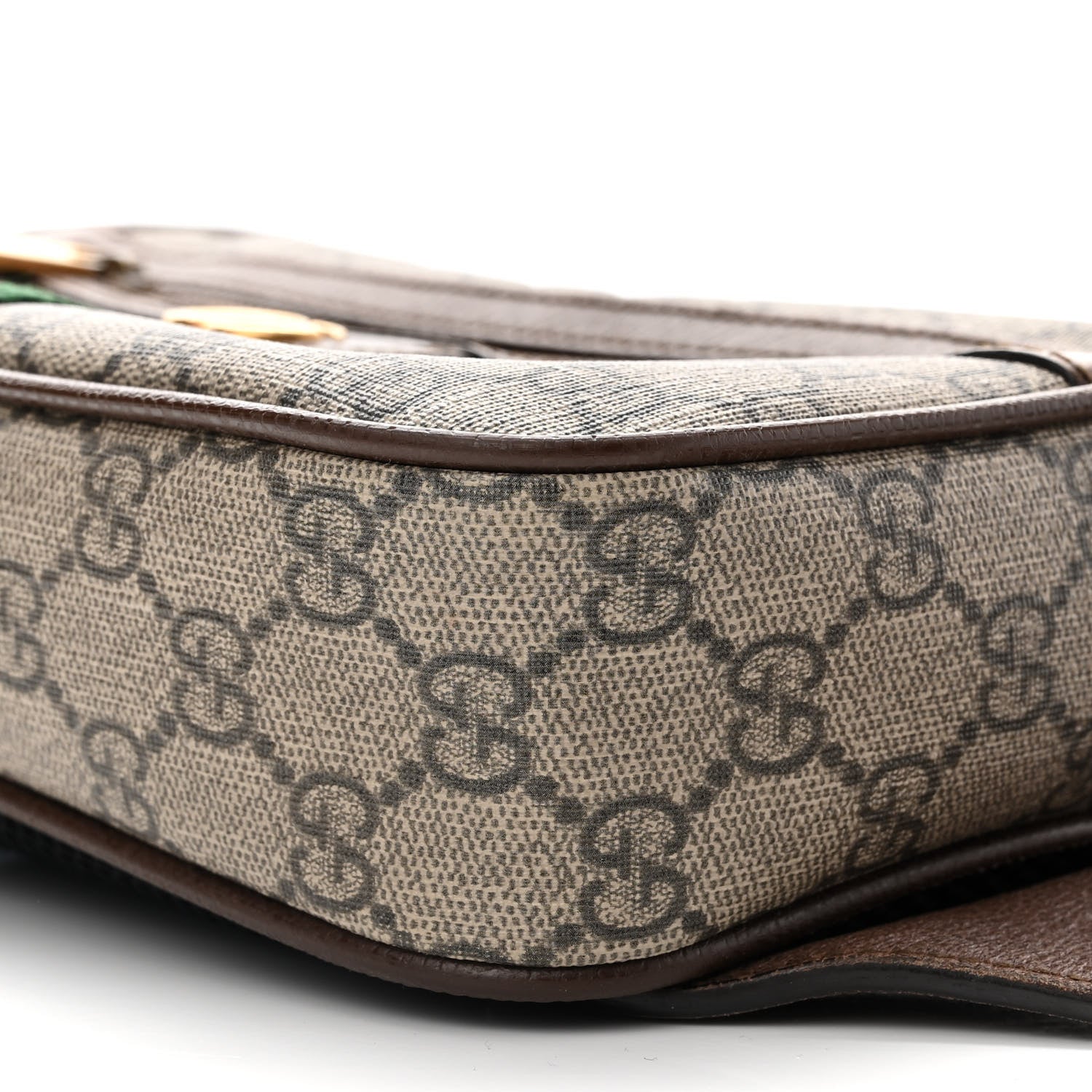 Gucci Soft GG Supreme Monogram Medium Ophidia Belt Bag Dark Brown 10 of 11