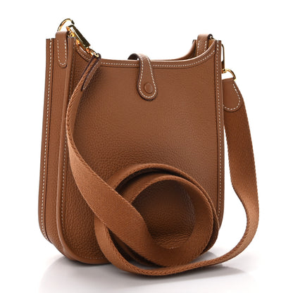 Hermes Taurillon Maurice Evelyne TPM Gold 3 of 10