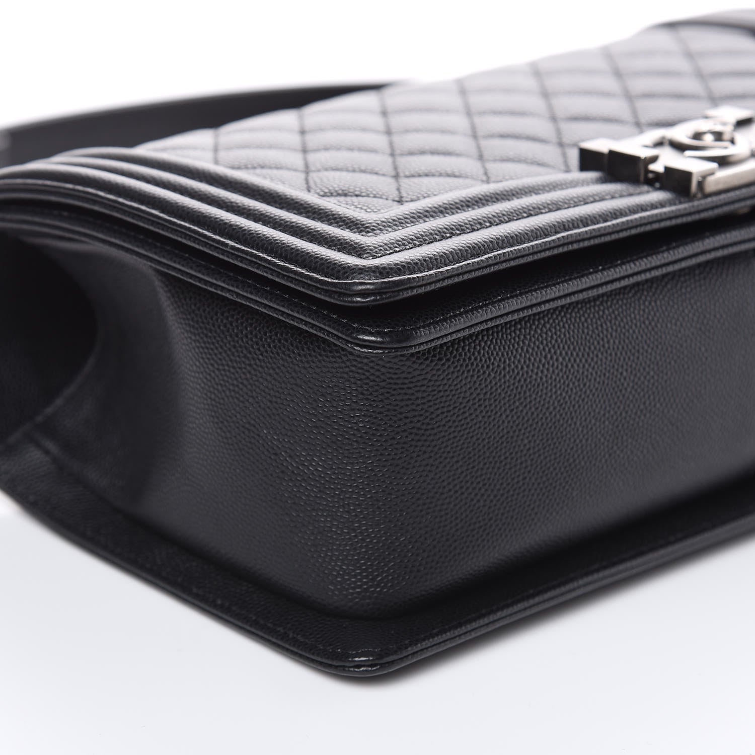 Chanel Caviar Quilted Medium Boy Flap Black 8 of 11