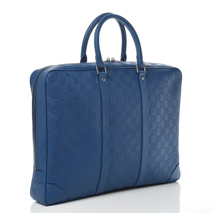 Louis Vuitton Damier Infini Porte-Documents Voyage Neptune 3 of 9