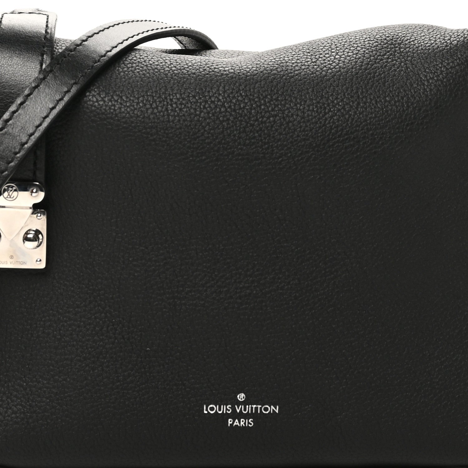 Louis Vuitton Calfskin Side Trunk MM Black 7 of 9
