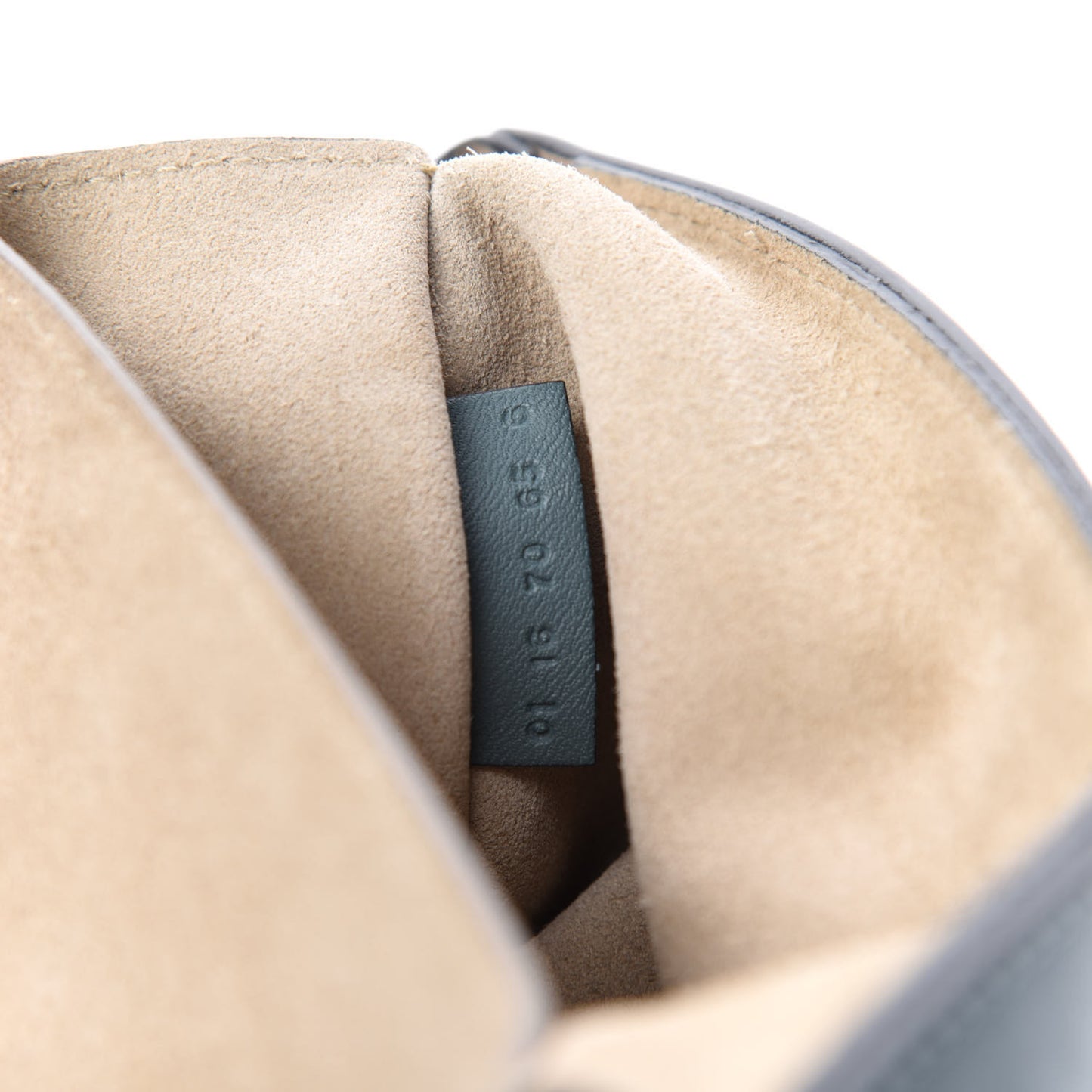 Suede Smooth Calfskin Drew Shoulder Bag Cloudy Blue