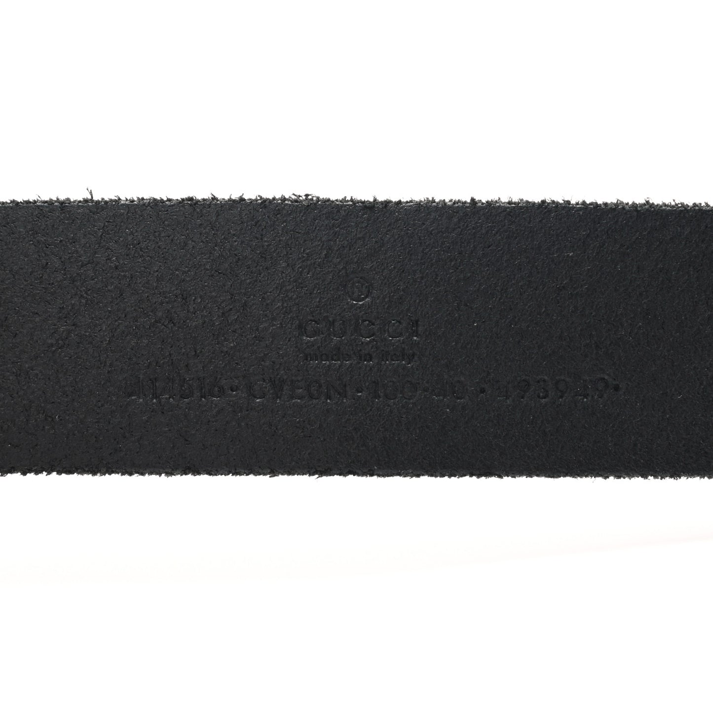 Cuoio Toscano Nickel Double G 30mm Belt 100 40 Black