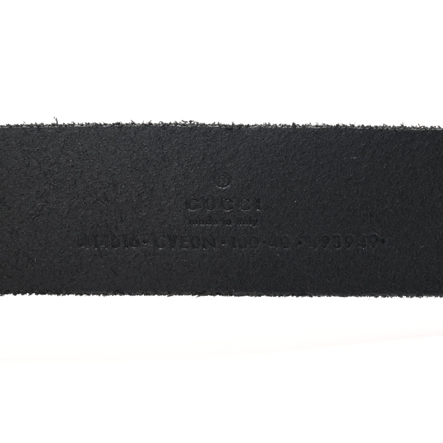 Gucci Cuoio Toscano Nickel Double G 30mm Belt 100 40 Black 4 of 5