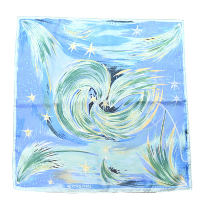 Hermes Silk Feux Du Ciel Pocket Square 1 of 3