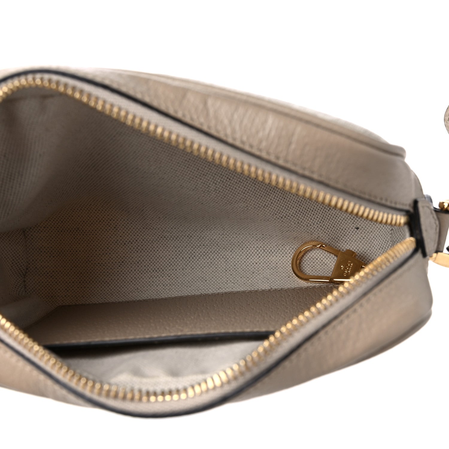 Gucci GG Supreme Monogram Textured Calfskin Web Mini Ophidia Shoulder Bag Beige Mystic White Oatmeal 5 of 10