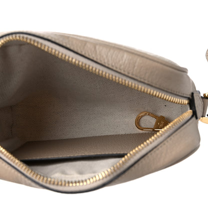 Gucci GG Supreme Monogram Textured Calfskin Web Mini Ophidia Shoulder Bag Beige Mystic White Oatmeal 5 of 10