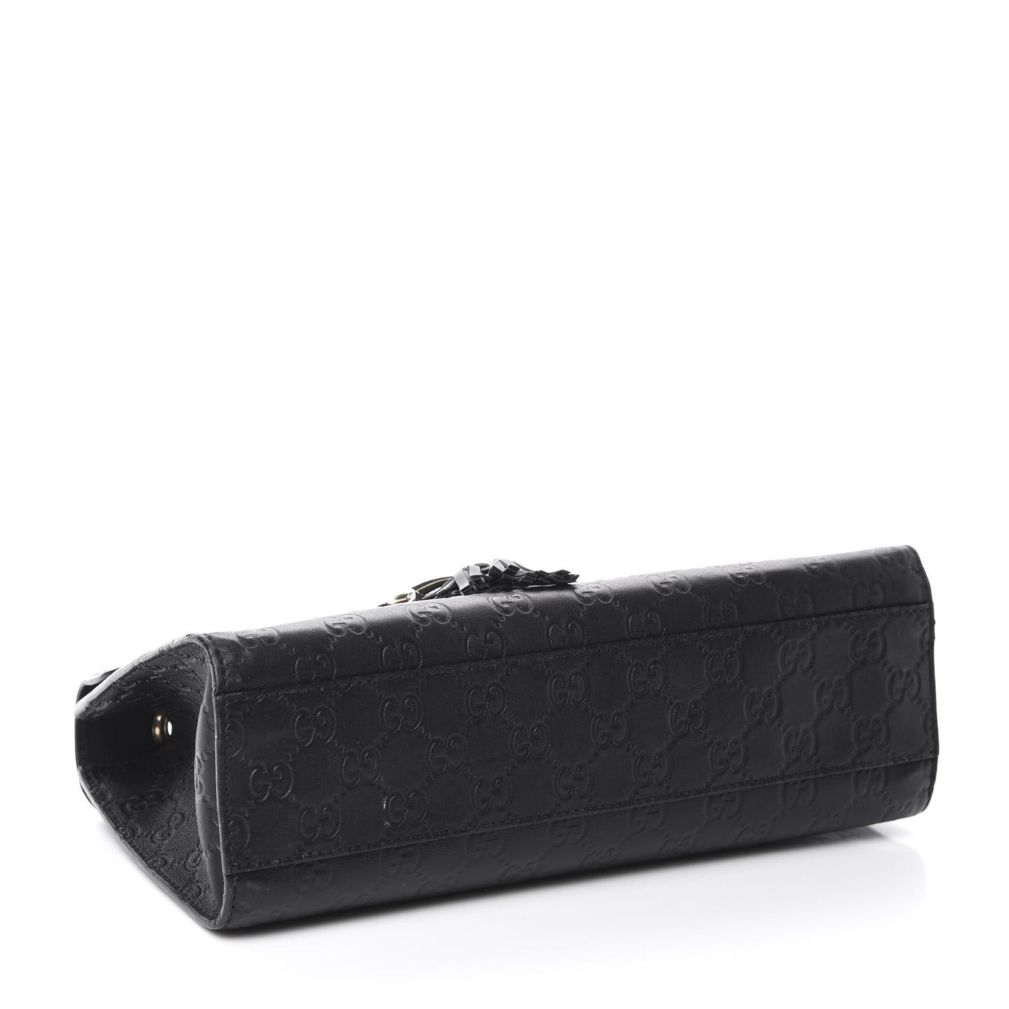 Guccissima Medium Emily Chain Shoulder Bag Black