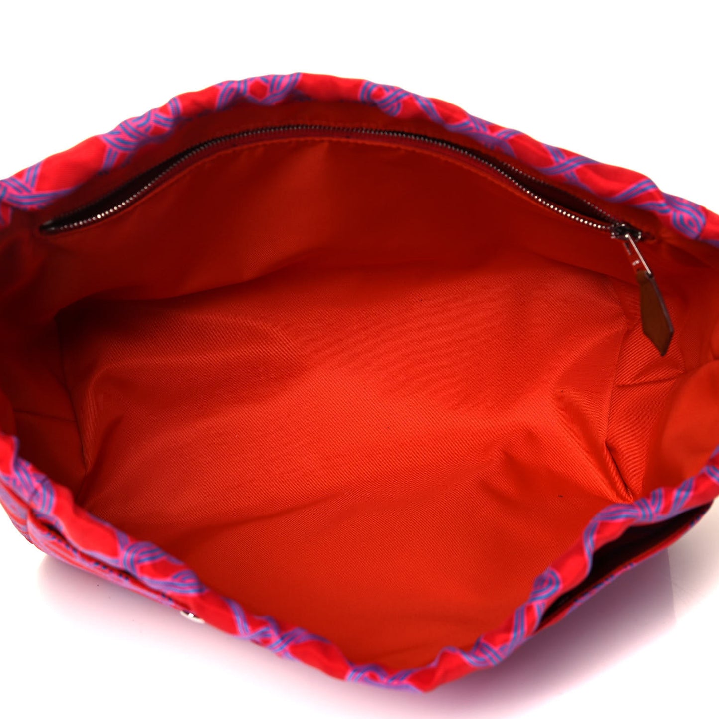 Silk Barenia Noeud Marin Fourbi 25 MM Pouch Rouge de Coeur Fauve