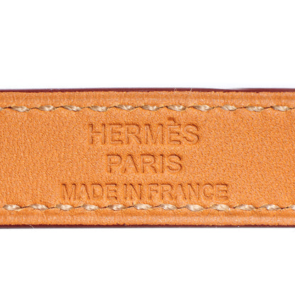 Hermes Epsom Kelly Double Tour Bracelet S Orange 5 of 8