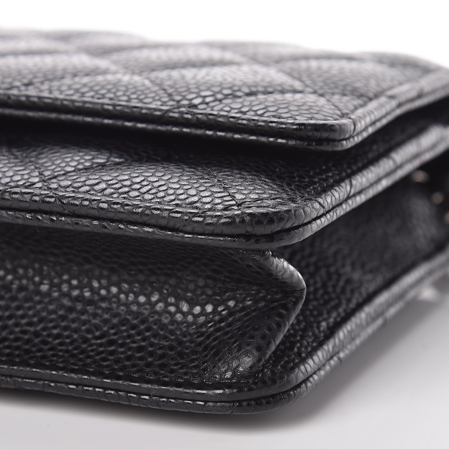 Chanel Caviar Quilted Wallet On Chain WOC Black 10 of 11