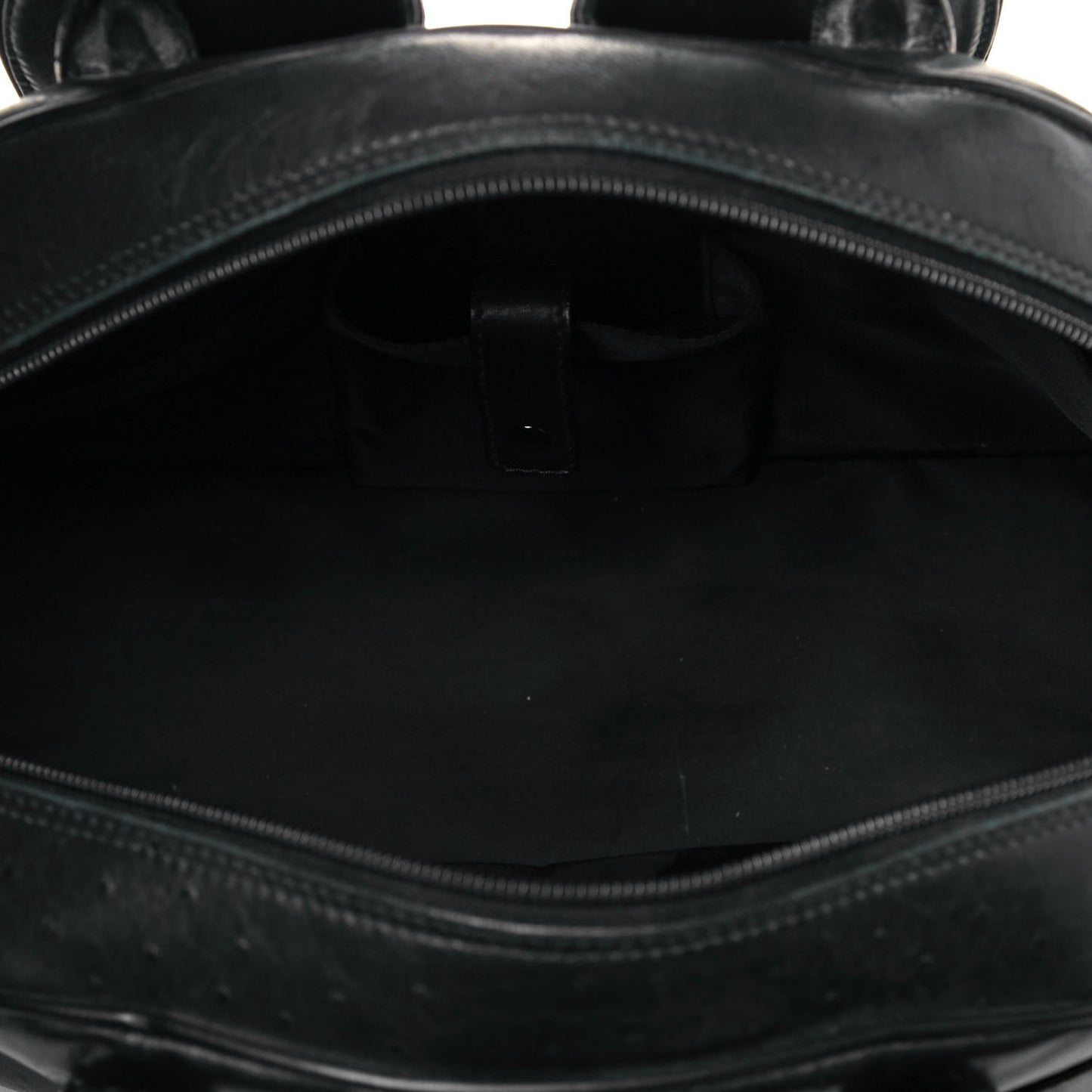 Ostrich Saddle Bowler Black