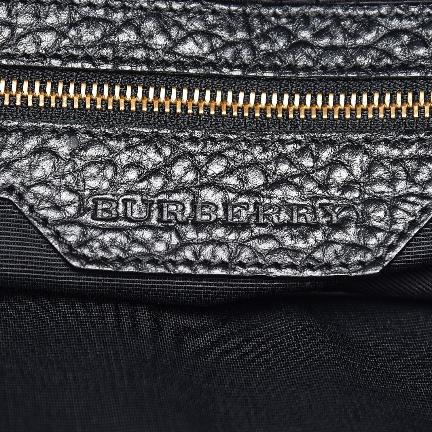 Burberry Heritage Grain Medium Lindburn Hobo Black 6 of 14