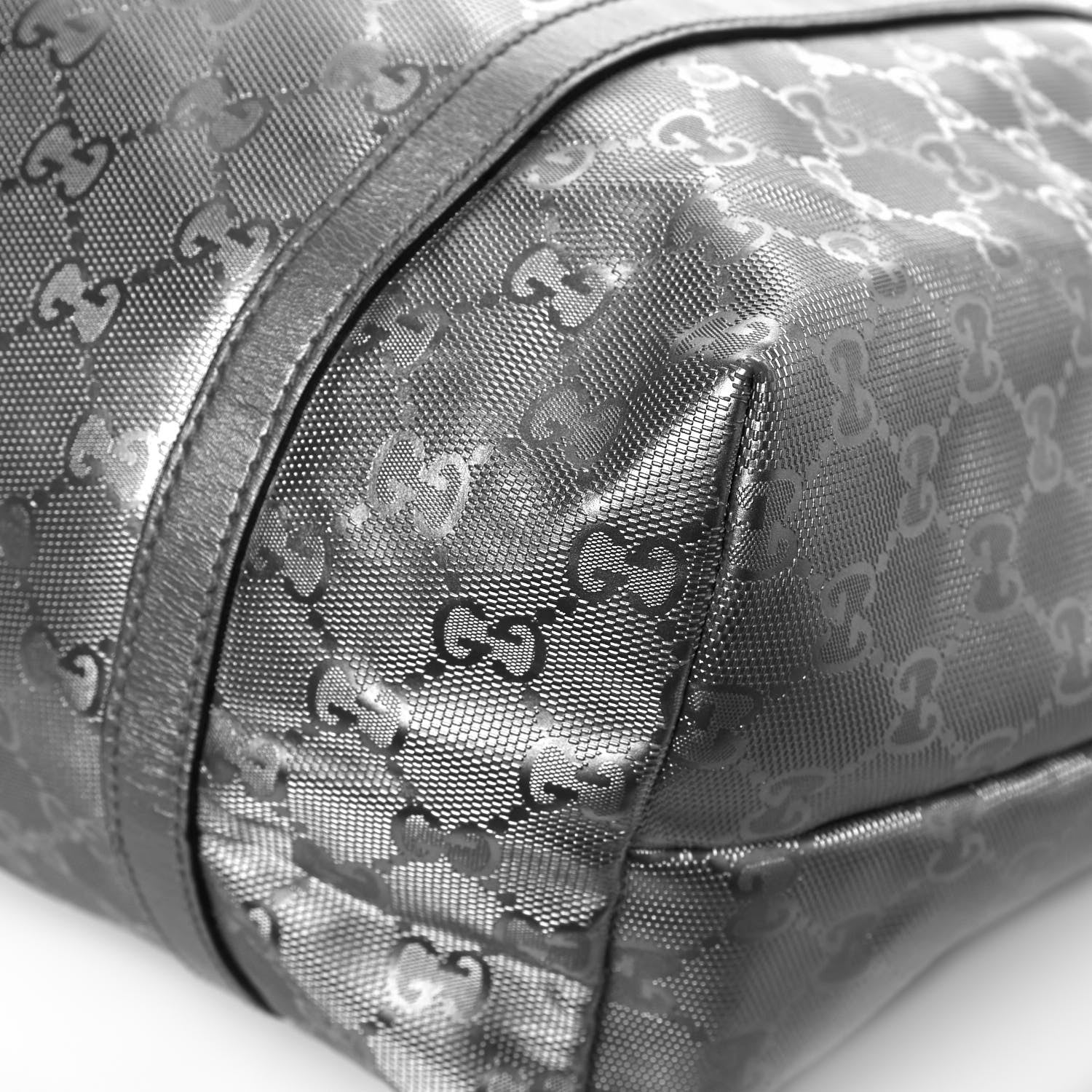 Gucci Imprime Monogram Medium Joy Tote Silver 11 of 13