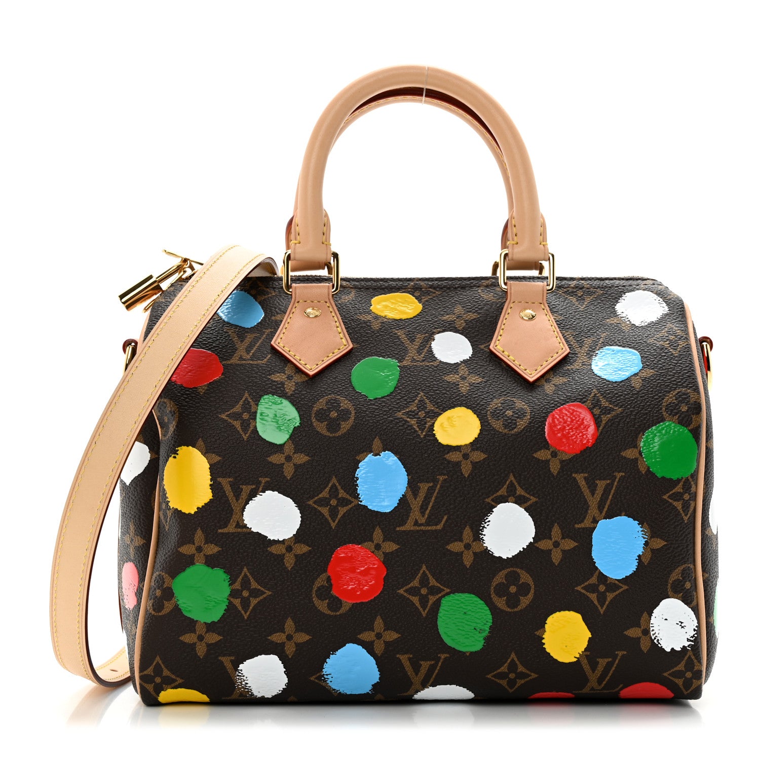 Louis Vuitton LV X YK Monogram Speedy Bandouliere 25 Multicolor 1 of 10