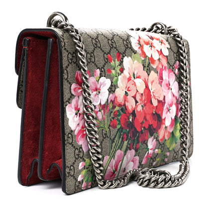 Gucci GG Supreme Monogram Blooms Small Dionysus Shoulder Bag Beige Multicolor Dry Rose 3 of 11
