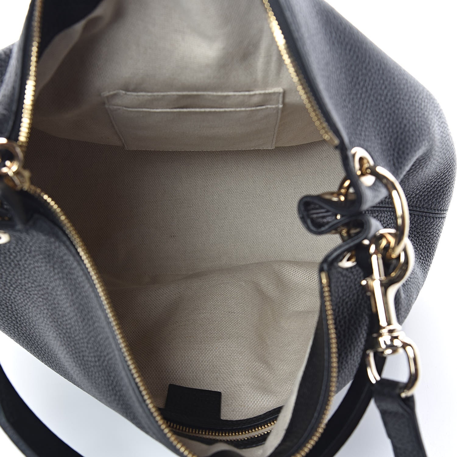 Gucci Pebbled Calfskin Large Soho Hobo Black 5 of 9