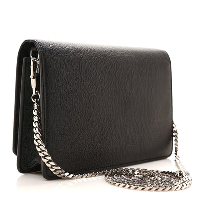 Givenchy Sugar Goatskin Pandora Chain Wallet Black 3 of 9