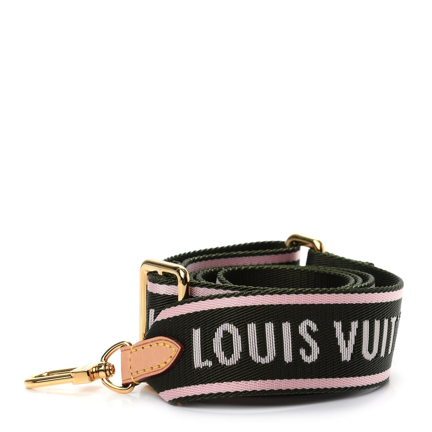 Louis Vuitton Nylon Bandouliere Shoulder Strap Kaki 1 of 5