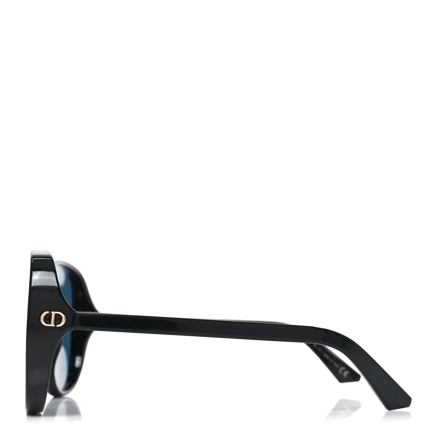 Transparent Acetate D-Doll Sunglasses Black