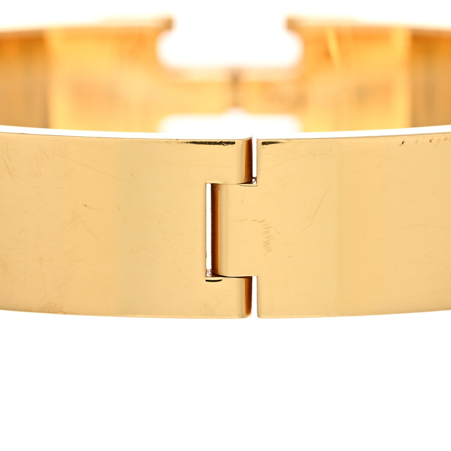 Hermes Enamel Narrow Clic Clac H Bracelet GM Black 5 of 6