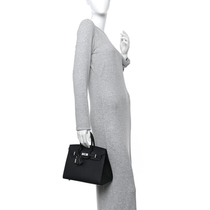 Hermes Epsom Birkin Sellier 25 Black 3 of 21