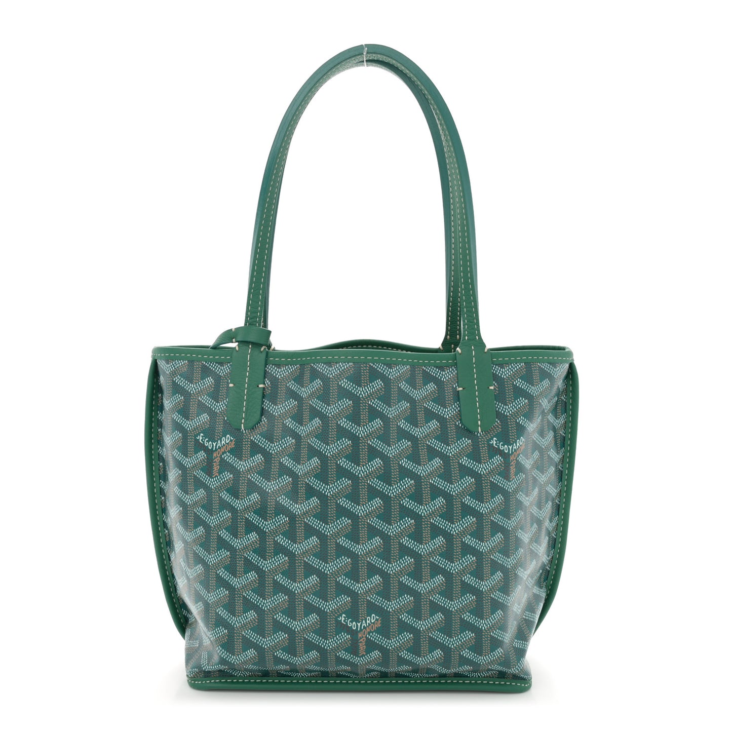 Goyardine Reversible Mini Anjou Green