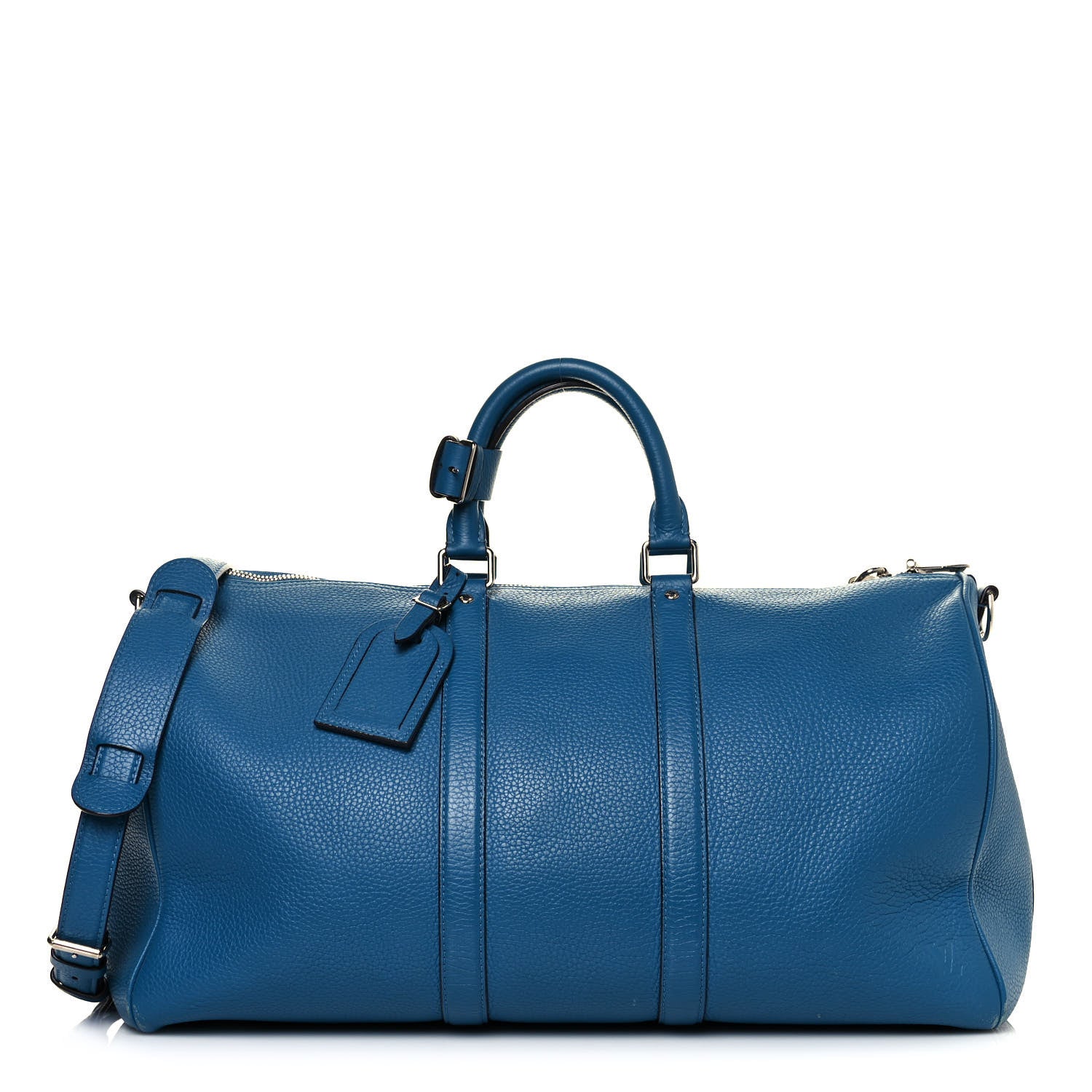 Louis Vuitton Taurillon Keepall Bandouliere 45 Bleu Canard 1 of 21