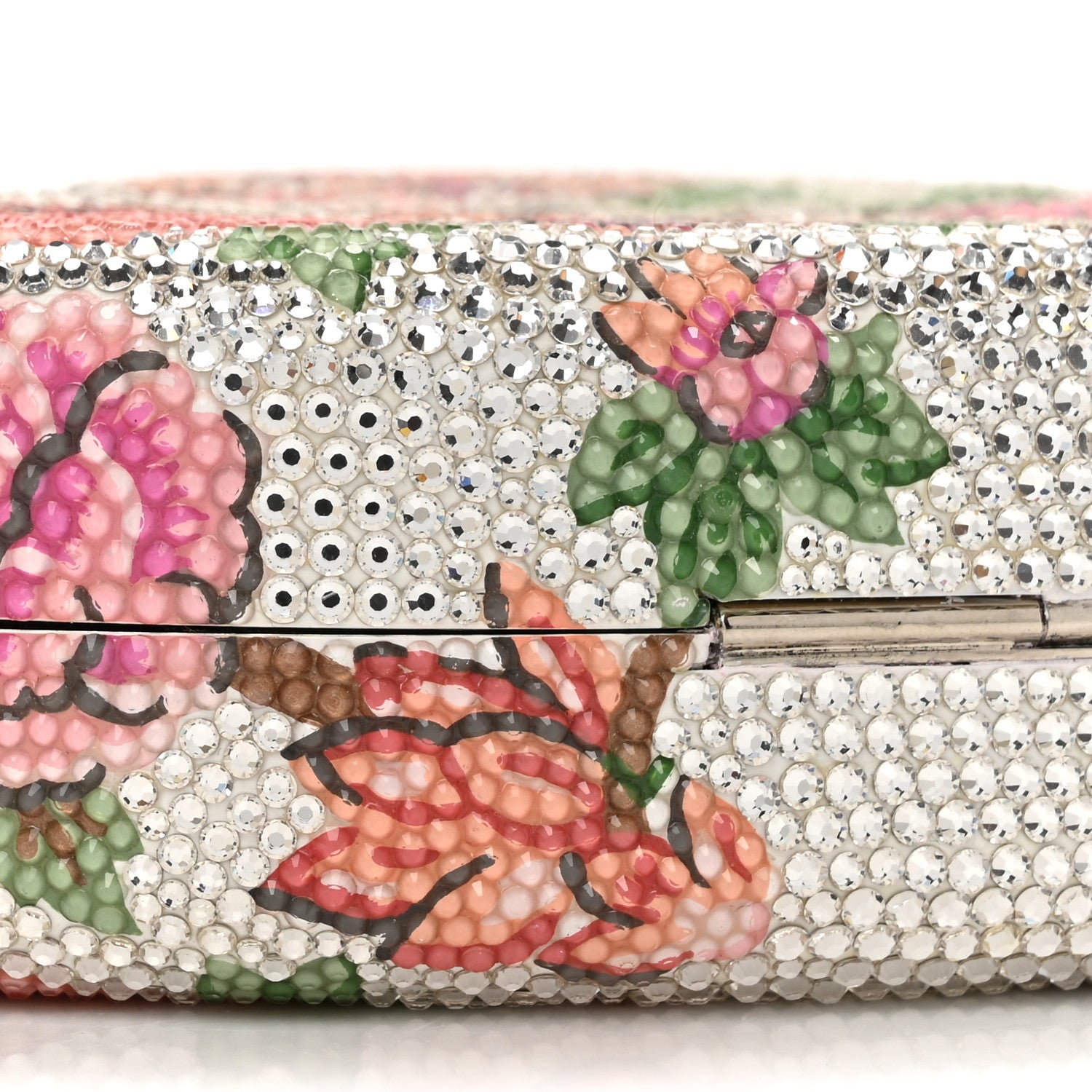 Judith Leiber Crystal Heart Secret Garden Minaudiere Clutch Multicolor 11 of 12