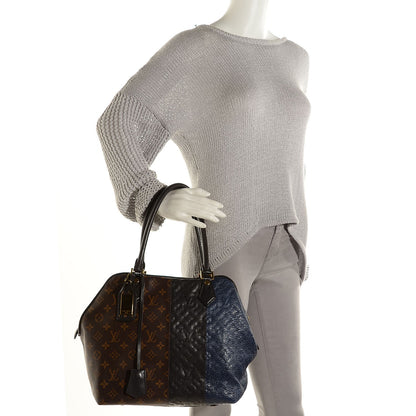 Louis Vuitton Monogram Stripes Medium Bag Marine 2 of 7