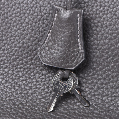 Hermes Taurillon Clemence Birkin 35 Graphite 30 of 33