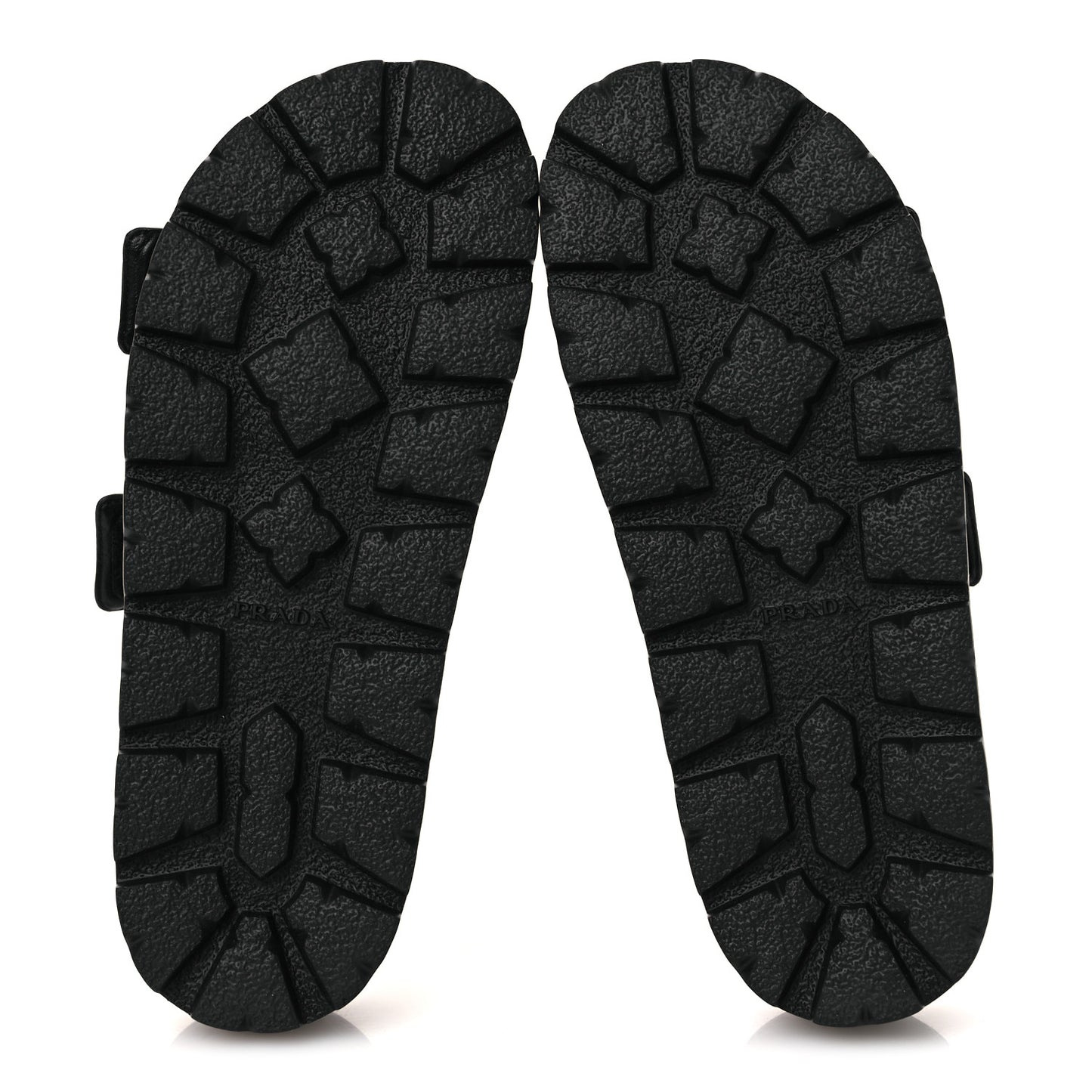 Nappa Quilted Padded Logo Platform Slide Sandals 39.5 Black