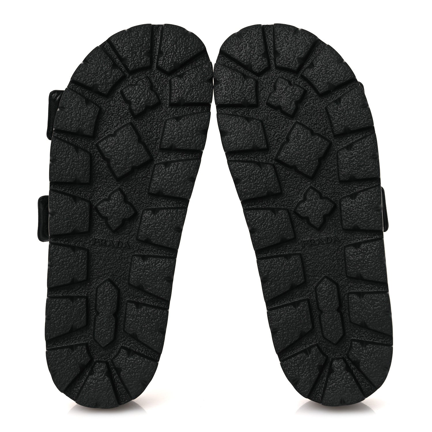 Prada Nappa Quilted Padded Logo Platform Slide Sandals 39.5 Black 6 of 13