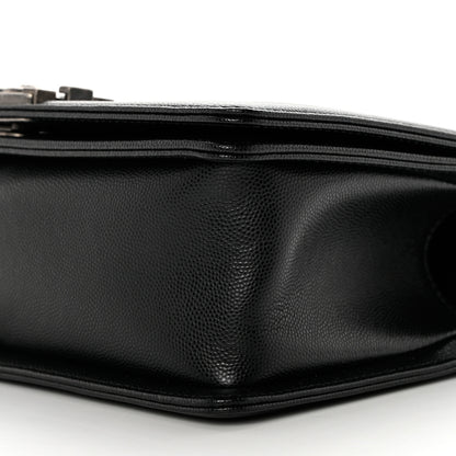 Chanel Caviar Quilted Medium Boy Flap Black 9 of 9