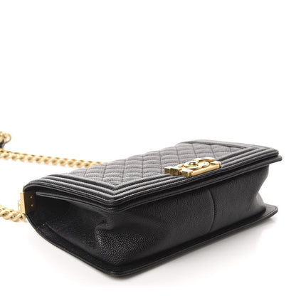 Chanel Caviar Quilted Medium Boy Flap Black 4 of 11