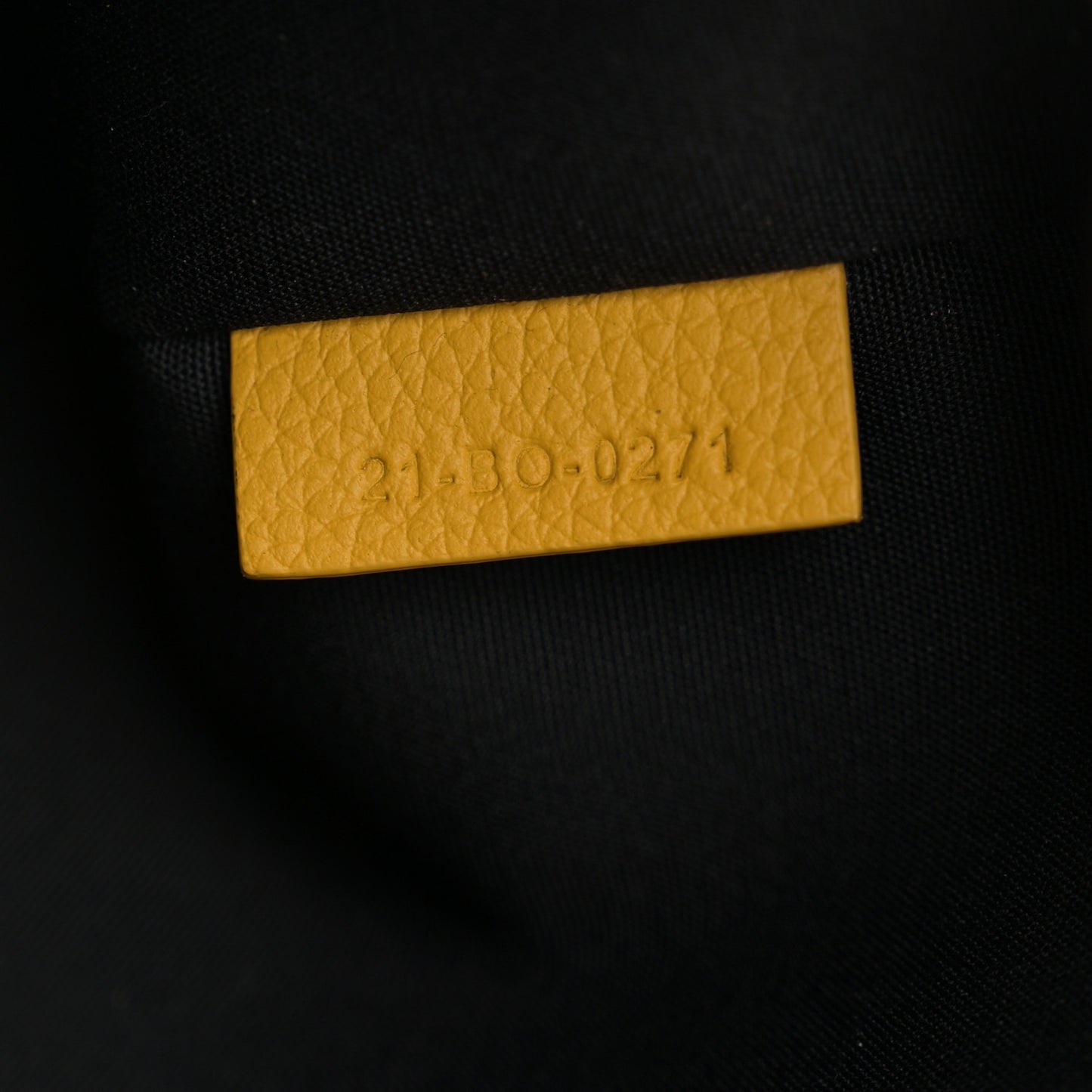 Oblique Lingot 22 Bag Yellow