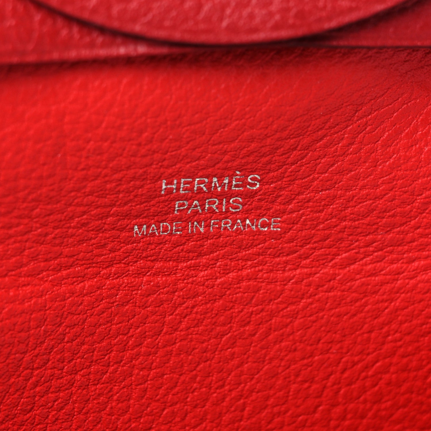 Hermes Evercolor Bastia Verso Coin Purse Rouge Piment Rouge de Coeur 6 of 8