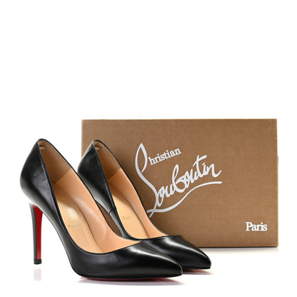 Christian Louboutin Shiny Nappa Pigalle 100 Pumps 37 Black 10 of 10