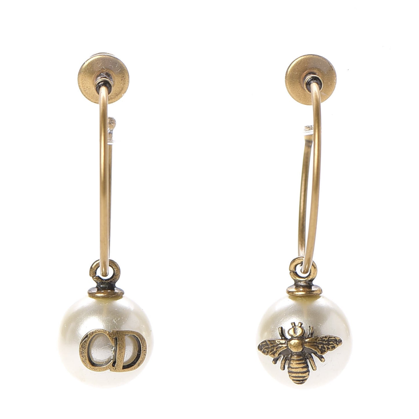 Pearl Bee Star Tribales Hoop Earrings