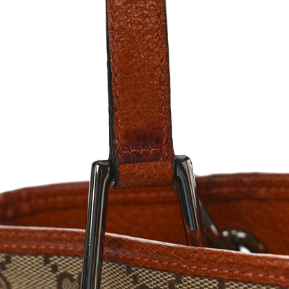 Gucci Monogram Small Eclipse Tote Orange 10 of 11