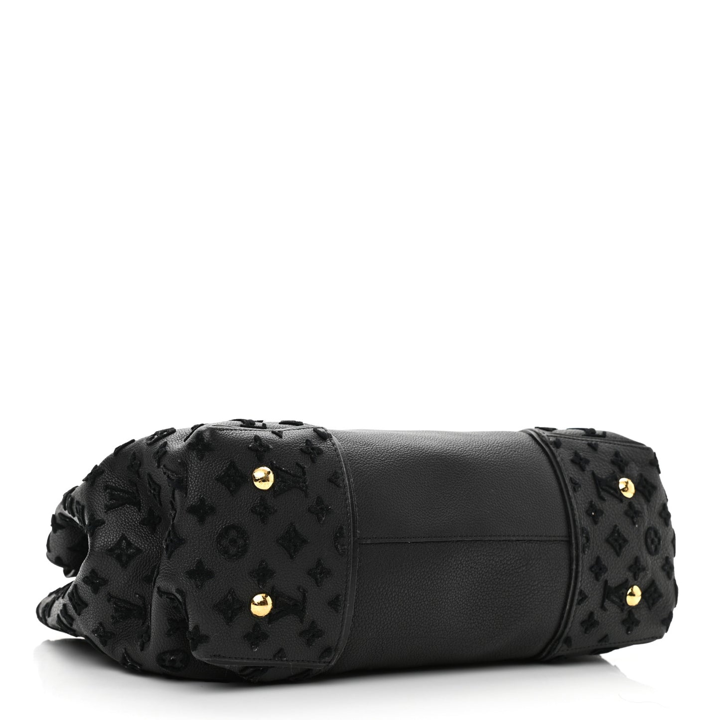 Cuir Orfevre Veau Cachemire Tote W GM Black