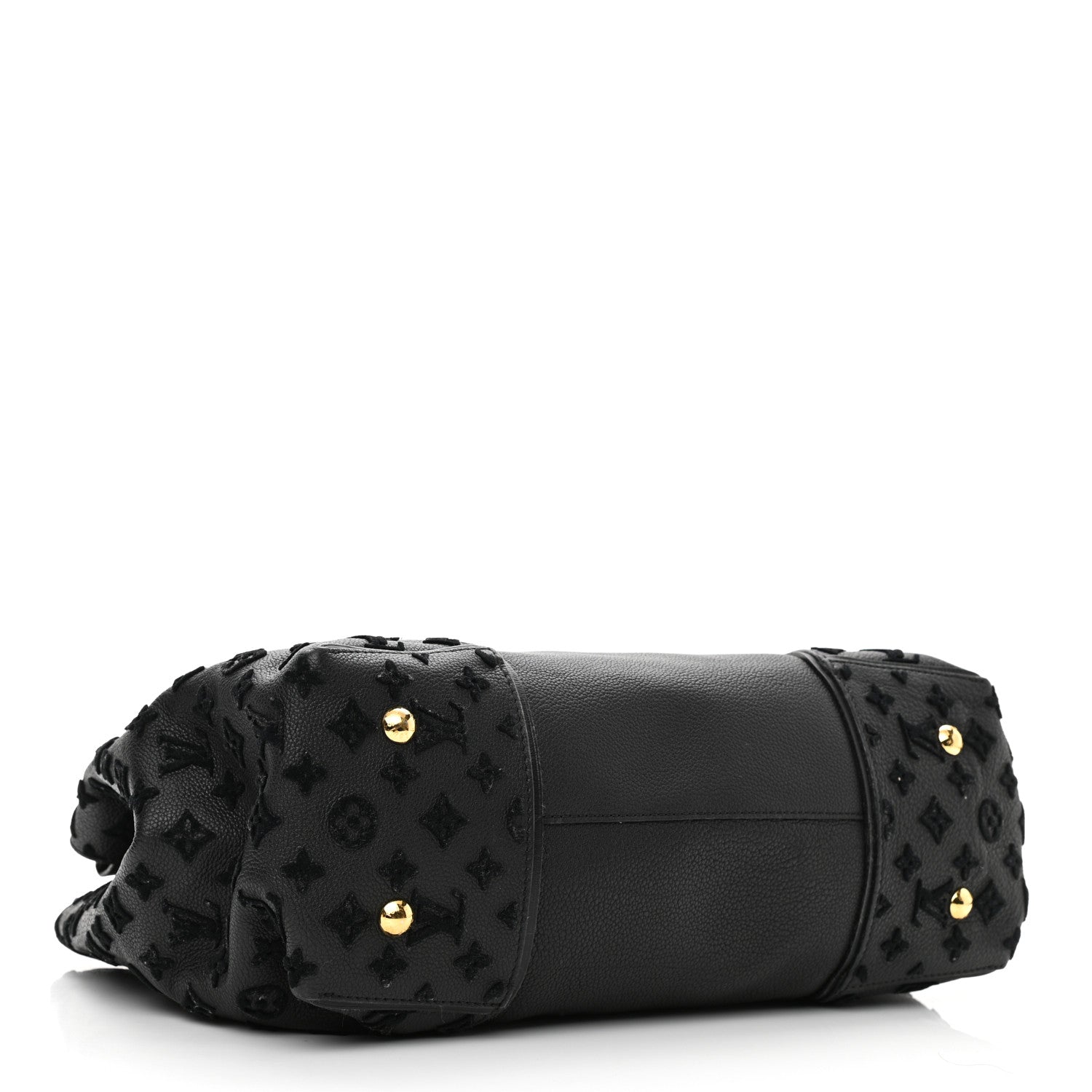 Louis Vuitton Cuir Orfevre Veau Cachemire Tote W GM Black 4 of 14