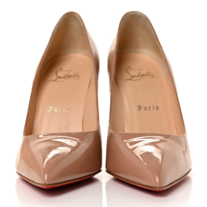 Christian Louboutin Patent Pigalle 100 Pumps 36 Nude 2 of 8