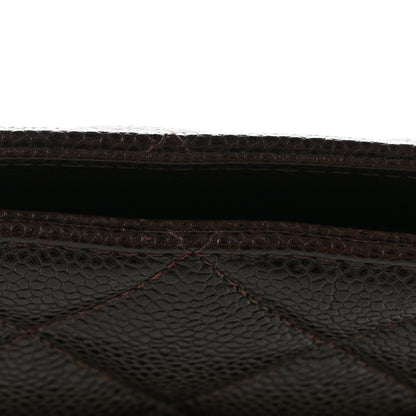 Chanel Caviar Quilted Medallion Tote Dark Brown 13 of 13