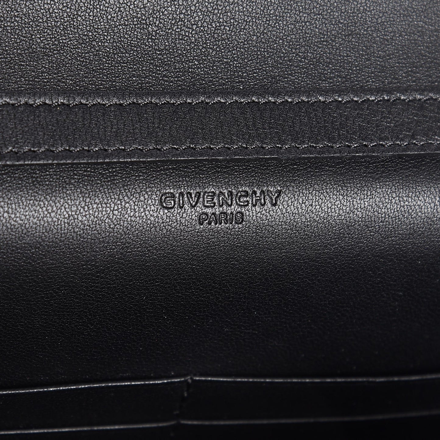 Sugar Goatskin Pandora Chain Wallet Black