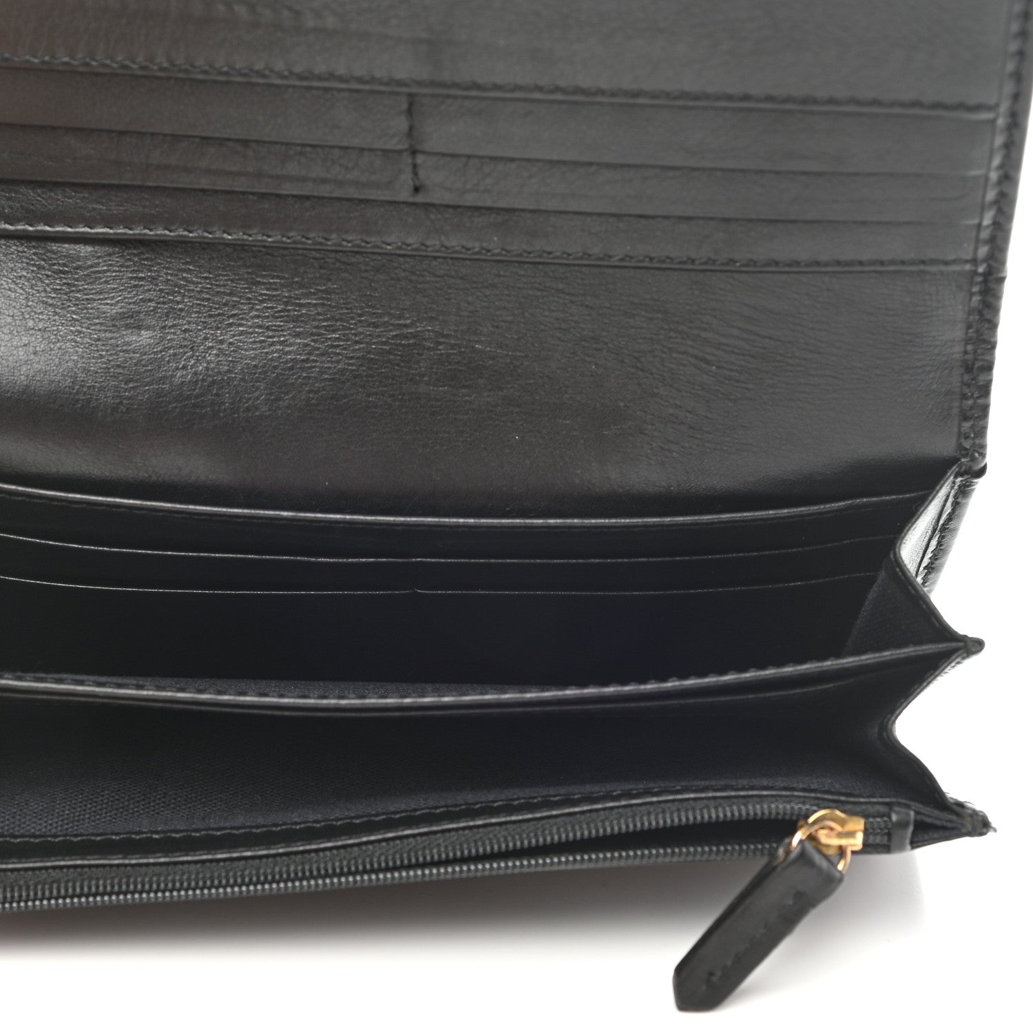 Burberry House Check Bridle Calfskin Penrose Continental Wallet Black 5 of 10