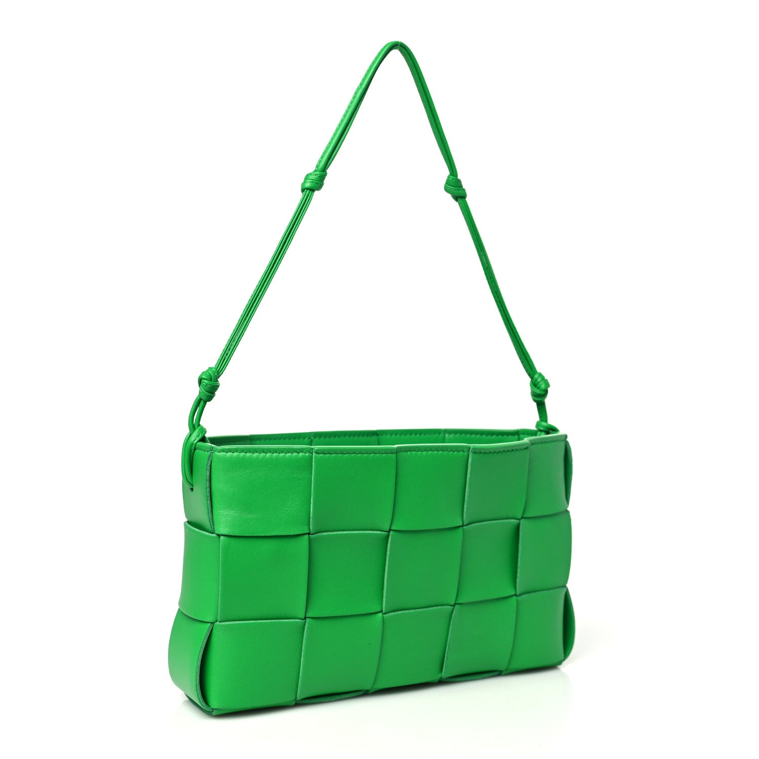 Bottega Veneta Calfskin Maxi Intrecciato Cassette Pouch On Strap Parakeet 3 of 10